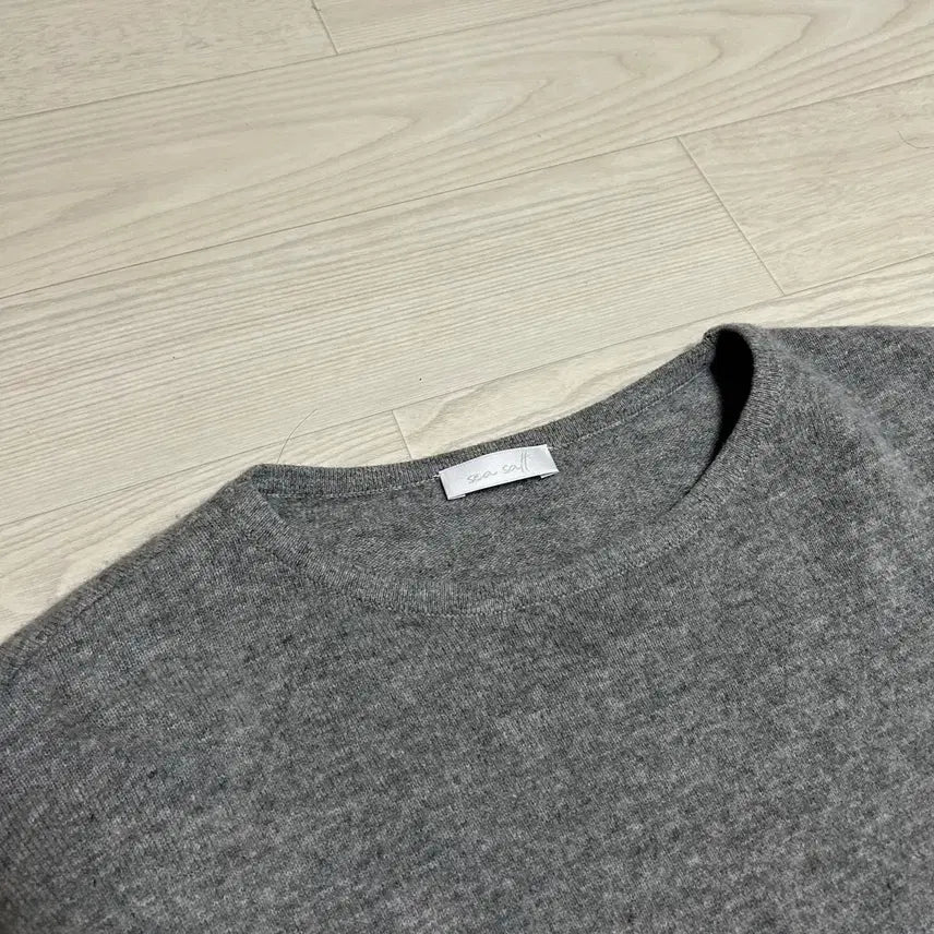 [BUNJANG] Seasalt Gray Boat Neck Knit / [2] seasalt 씨솔트 울 보트넥 니트 그레이