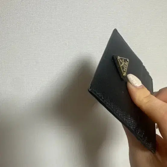 [BUNJANG] Prada Saffiano Black Card Wallet / 프라다 사피아노 블랙 카드지갑