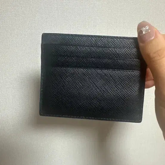 [BUNJANG] Prada Saffiano Black Card Wallet / 프라다 사피아노 블랙 카드지갑