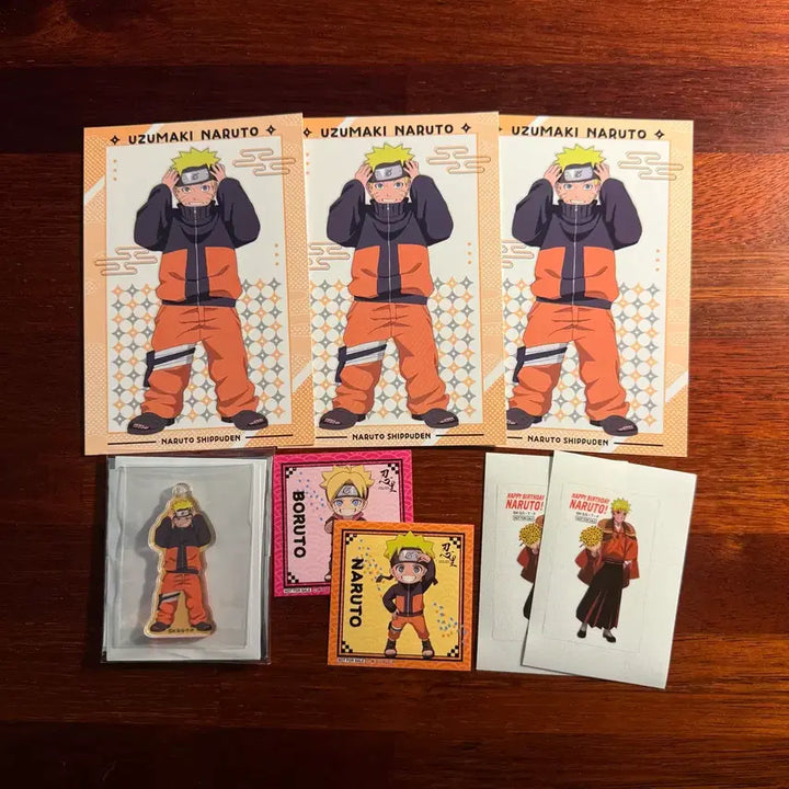 [BUNJANG] Naruto Acrylic Keyring + Animate POB Postcard / 나루토 작아져버렸다 나루토 아크릴 키링 + 애니메이트 특전 엽서