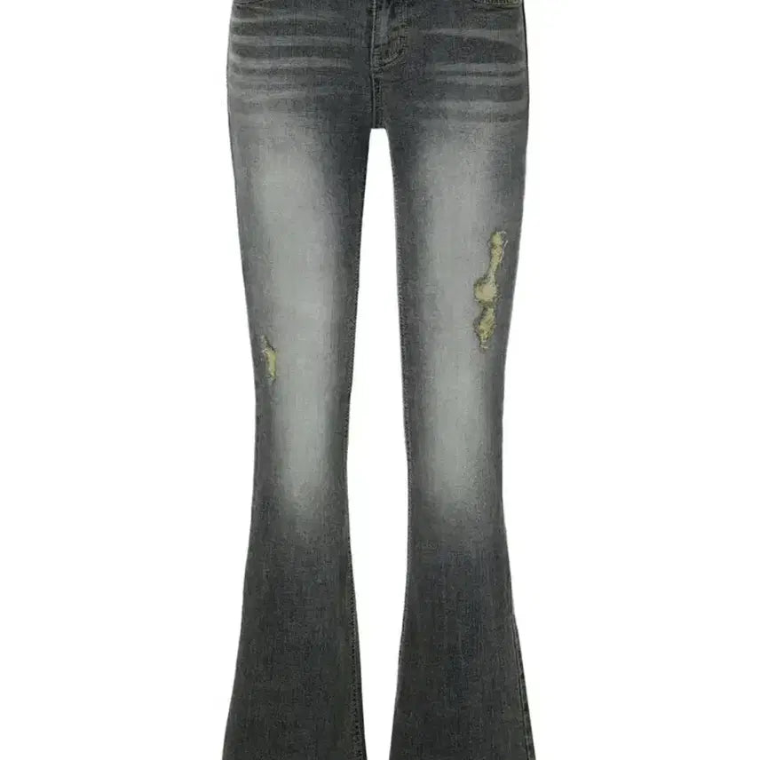 [BUNJANG] ENHYPEN Smoke Mid-Rise Bootscut Denim Pants / 이네기 Smoke Mid-Rise Bootscut Denim Pants