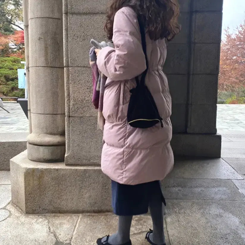 [BUNJANG] Rosebay Violet Down Hooded Padded Jacket / 로즈베이   바이올렛 다운후드패딩