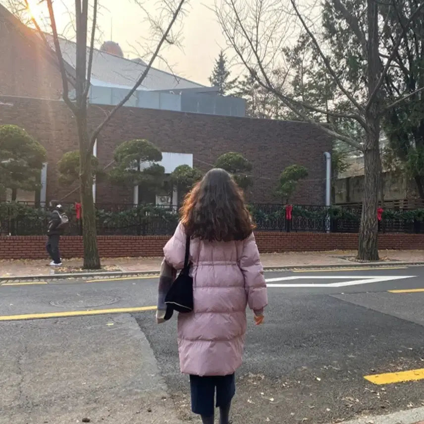 [BUNJANG] Rosebay Violet Down Hooded Padded Jacket / 로즈베이   바이올렛 다운후드패딩