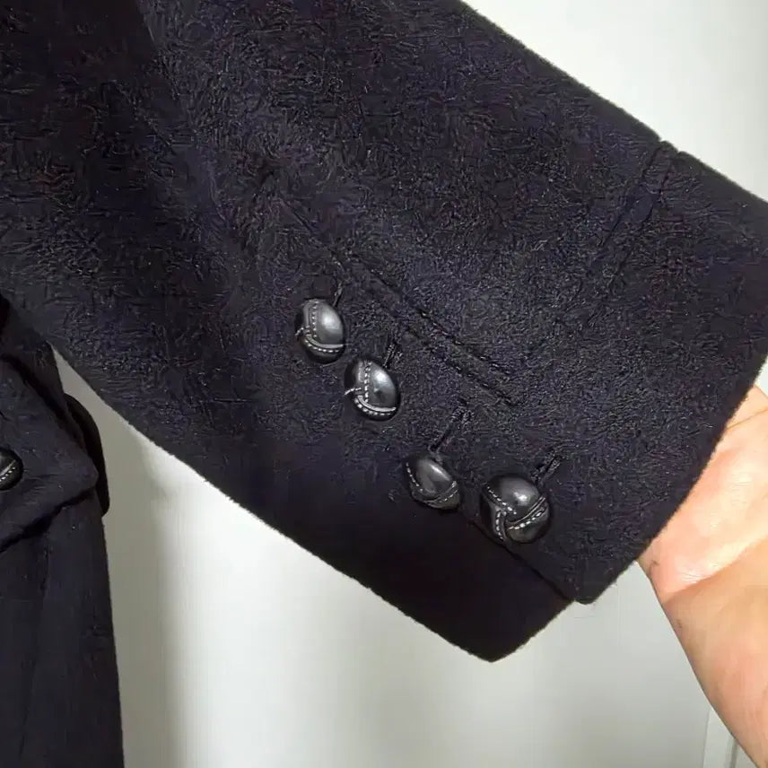 [BUNJANG] DAFFO Black Wool Coat (M) / A급/77~88 DAFFO 블랙 모 코트 M