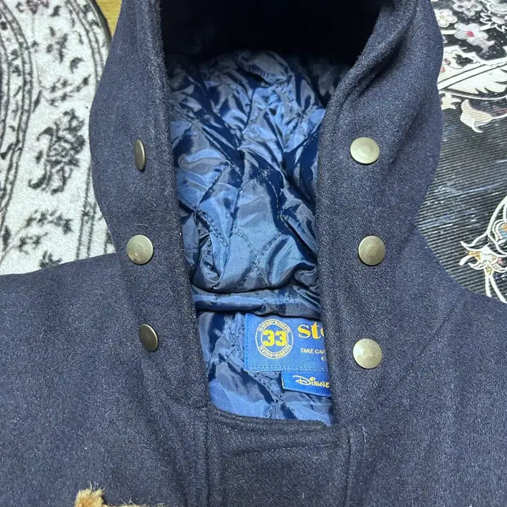 [BUNJANG] Vintage Disney Navy Duffel Coat / 빈티지 더플코트 네이비 M