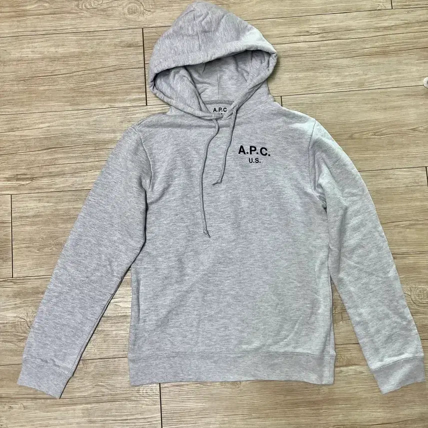 [BUNJANG] A.P.C. Grey Cotton Hoodie L / A.P.C 아페쎄 그레이 후드티