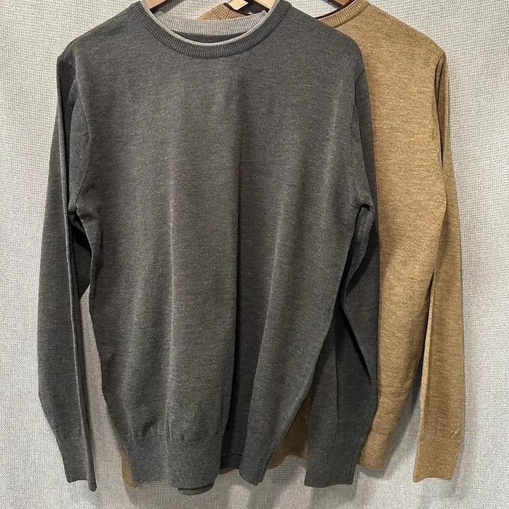 [BUNJANG] ALAN PAINE Round Knit Set / 앨런 페인 ALAN PAINE 라운드 니트 2종 세트