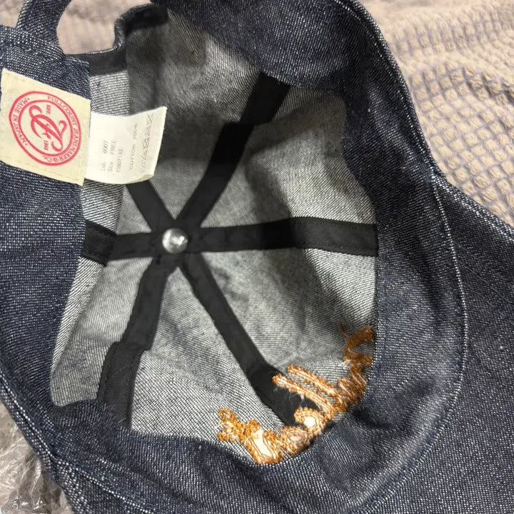 [BUNJANG] Fullcount 6007 Denim Cap / 풀카운트 볼캡 Fullcount 6007 체인 데님캡