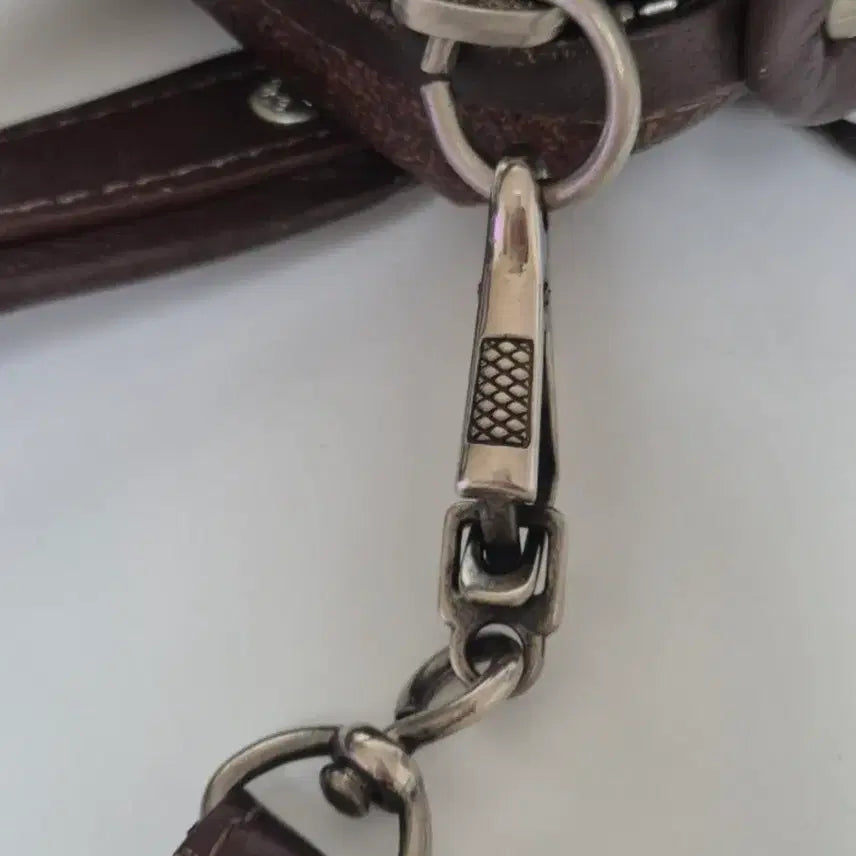 [BUNJANG] Etro Brown Pattern Fringe Shoulder Bag / 에트로 브라운 패턴 프린지 장식 가방