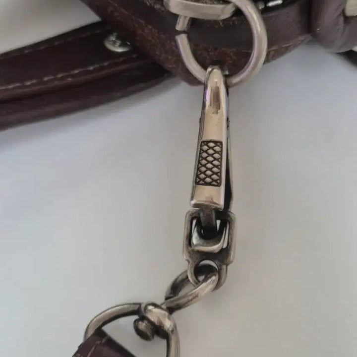 [BUNJANG] Etro Brown Pattern Fringe Shoulder Bag / 에트로 브라운 패턴 프린지 장식 가방