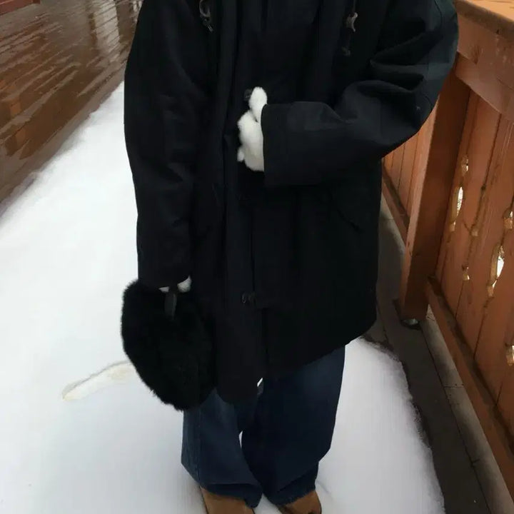 [BUNJANG] Nadal Market Tofu Parka Dark Navy / 나달 마켓 두부 파카 다크네이비