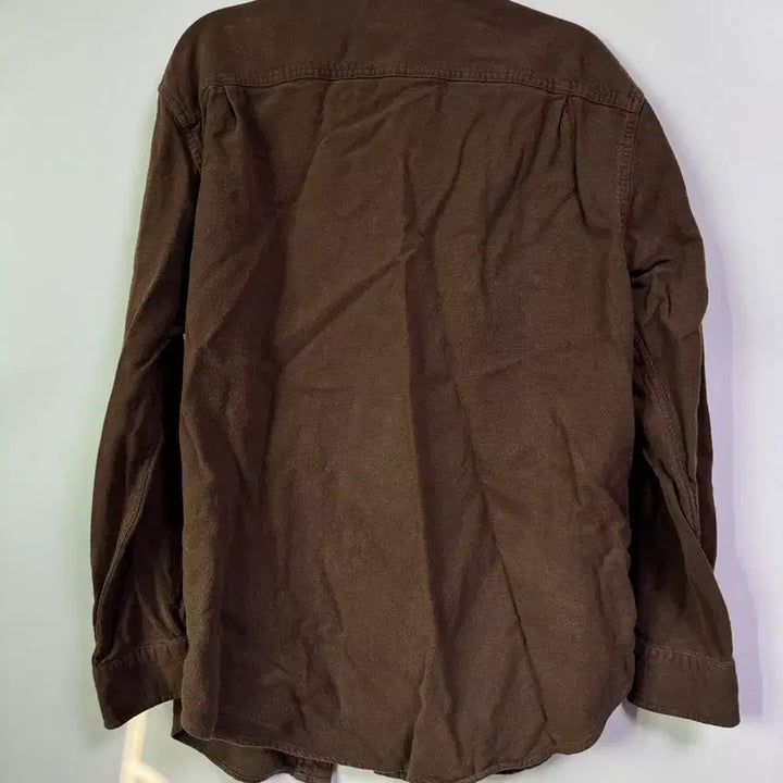 [SOLD OUT] 칼하트 FR 워크 기모셔츠 브라운 100 사이즈
