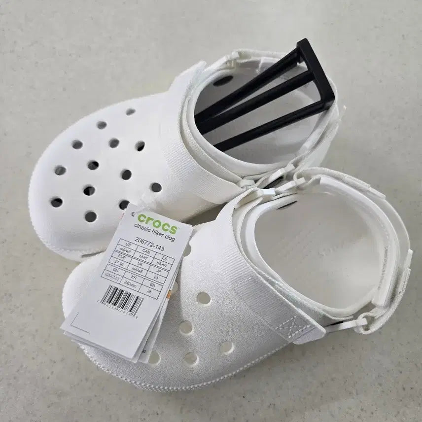 [SOLD OUT] (새상품)크록스 클래식 하이커 화이트 240