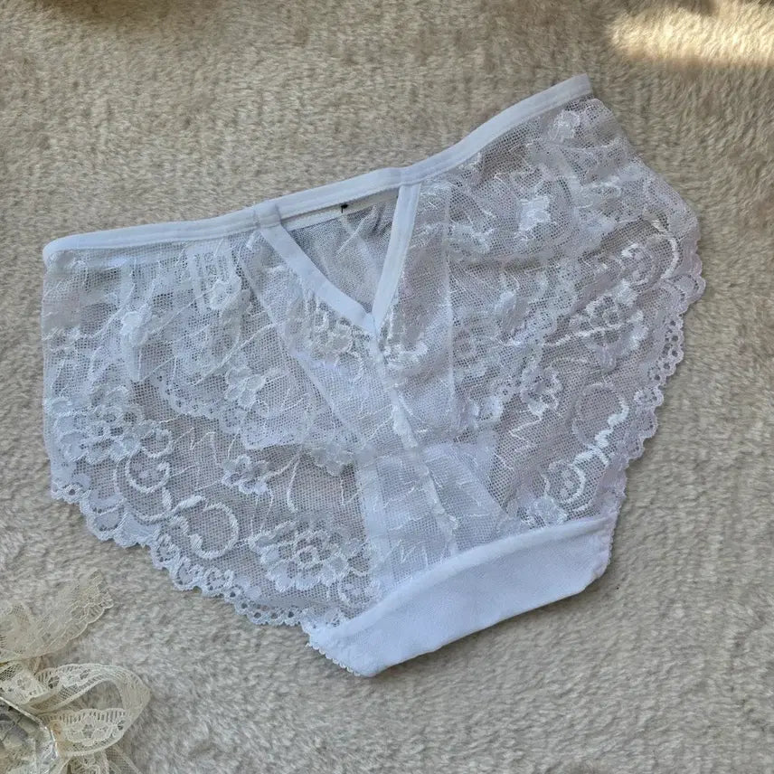 [BUNJANG] Lace Panties S (90) 5-Piece Set / 레이스 팬티 S(90) 5종 세트 여성팬티 새상품