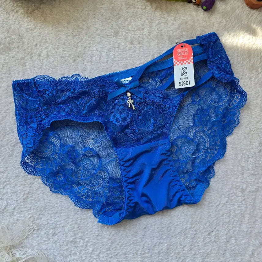 [BUNJANG] Lace Panties S (90) 5-Piece Set / 레이스 팬티 S(90) 5종 세트 여성팬티 새상품