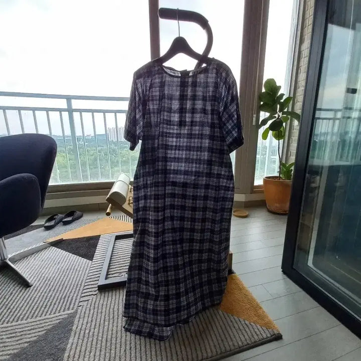[BUNJANG] TELA Check Midi Dress / TELA체크원피스