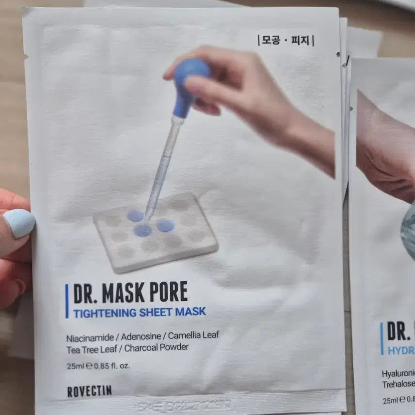 [BUNJANG] RoCvectin Dr. Mask Pack Set / 록벡틴 닥터마스크 시카/포어/아쿠아 마스크팩총8매