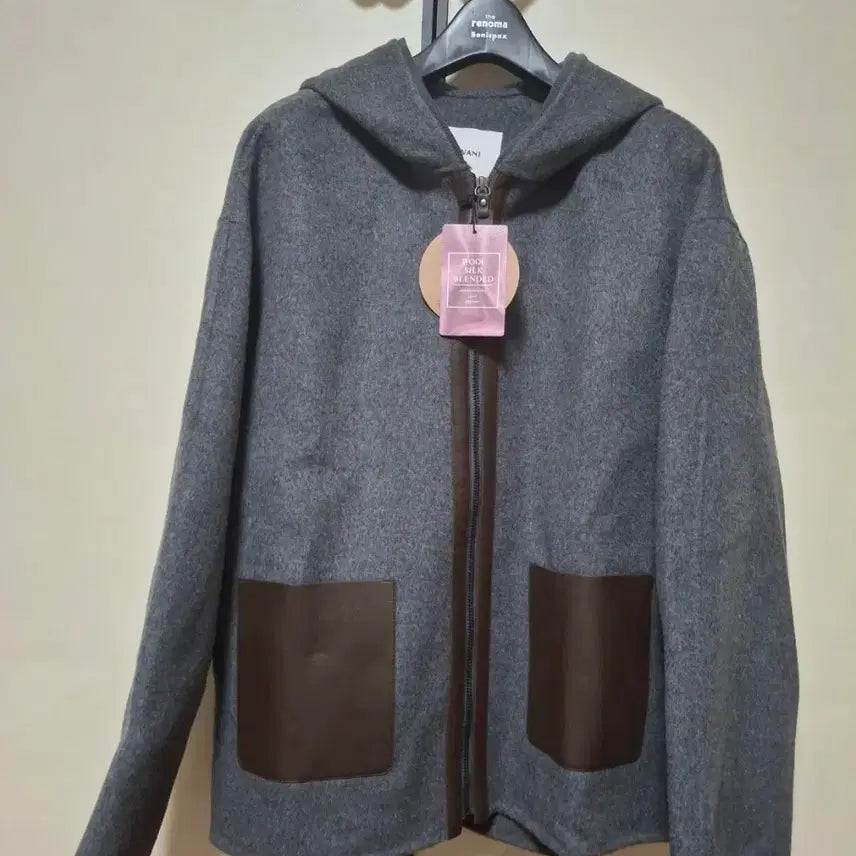 [BUNJANG] SJ WANI Hooded Wool Jacket M / SJ WANI 후드 모직 자켓 M 새상품  66날씬77