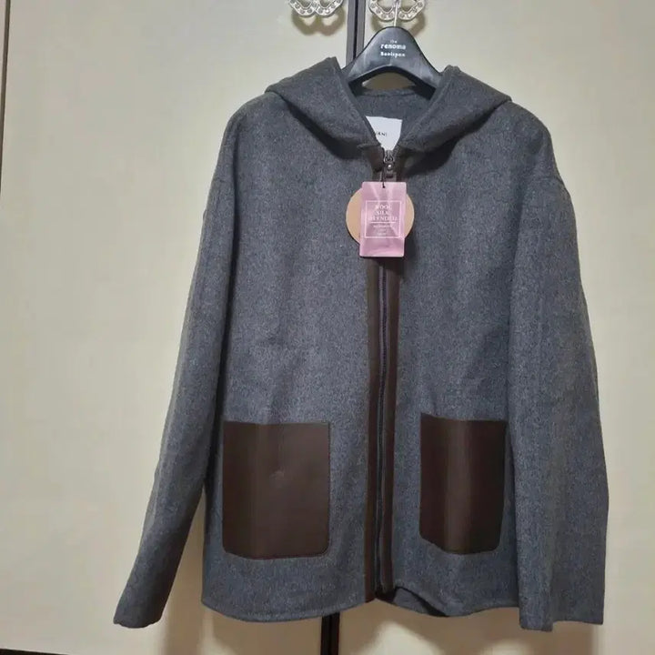 [BUNJANG] SJ WANI Hooded Wool Jacket M / SJ WANI 후드 모직 자켓 M 새상품  66날씬77