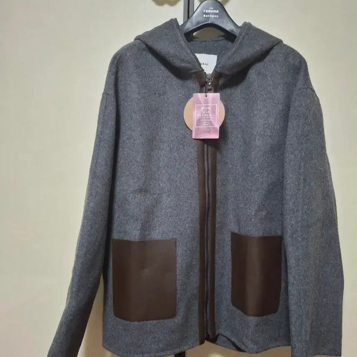 [BUNJANG] SJ WANI Hooded Wool Jacket M / SJ WANI 후드 모직 자켓 M 새상품  66날씬77