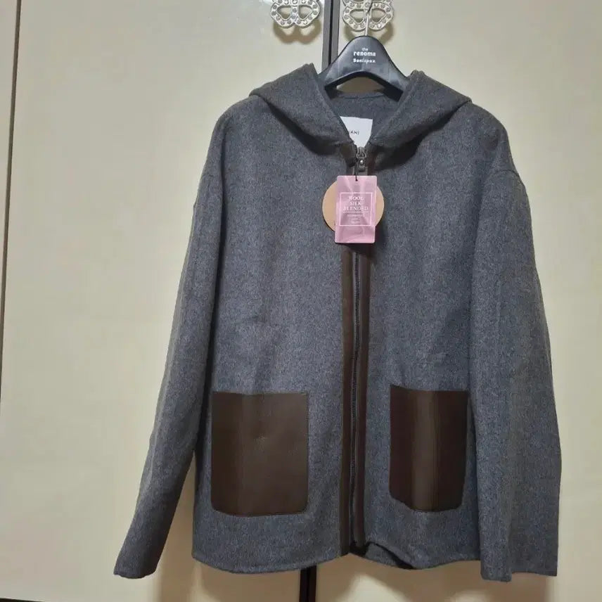 [BUNJANG] SJ WANI Hooded Wool Jacket M / SJ WANI 후드 모직 자켓 M 새상품  66날씬77