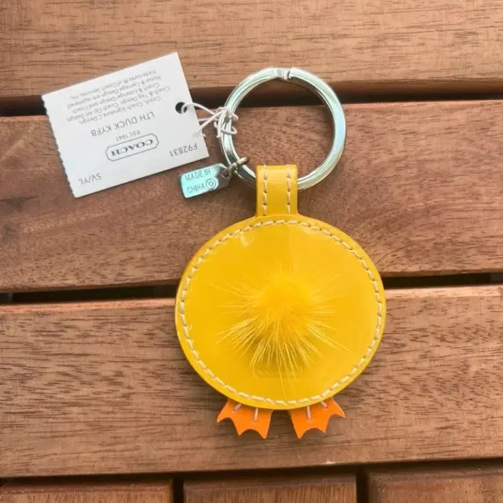 [BUNJANG] Coach Yellow Duck Bag Charm / 코치 노란 오리 키링 [새상품]