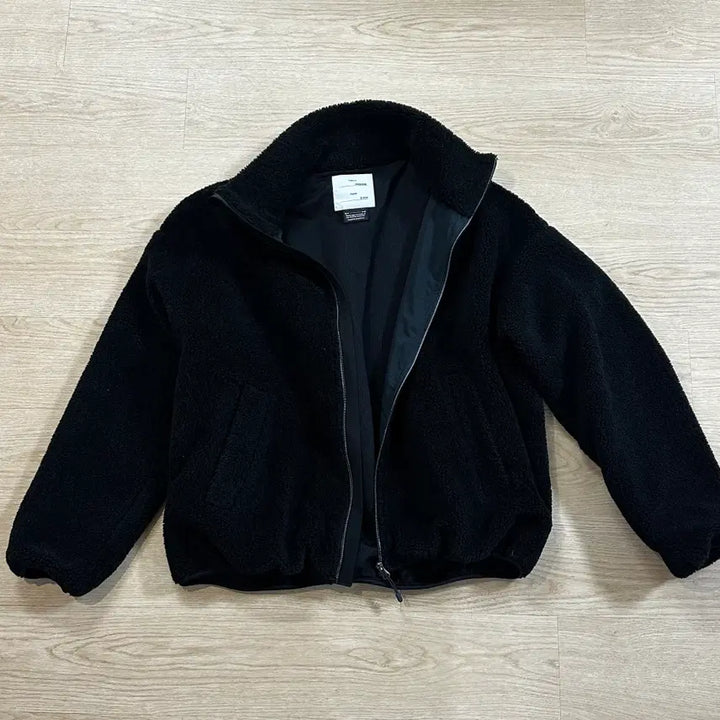 [BUNJANG] FUMITO GANRYU Oversize Boa Fleece Blouson (Black, Size 2) / 후미토 간류 보아 플리스 블루종 블랙 2사이즈