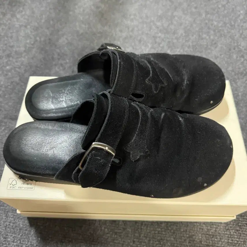 [BUNJANG] Polytelu 1011 Rivet Mule Black / 폴리테루 1011 리벳 뮬 블랙 3