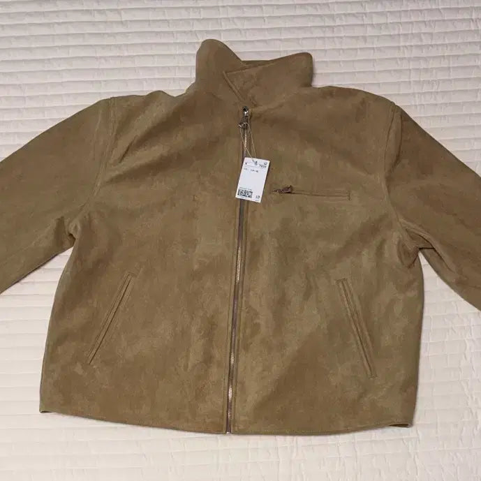 [BUNJANG] H&M Brown Suede Jacket XL / H&M 브라운 스웨이드 자켓 XL
