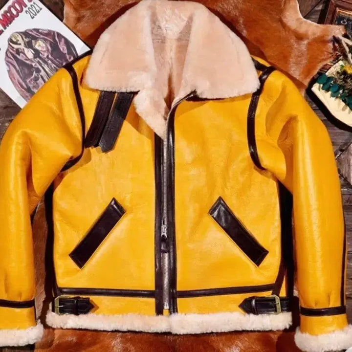 [BUNJANG] Real Leather Shearling Jacket / 리얼무스탕