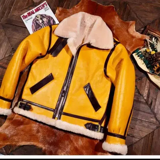 [BUNJANG] Real Leather Shearling Jacket / 리얼무스탕