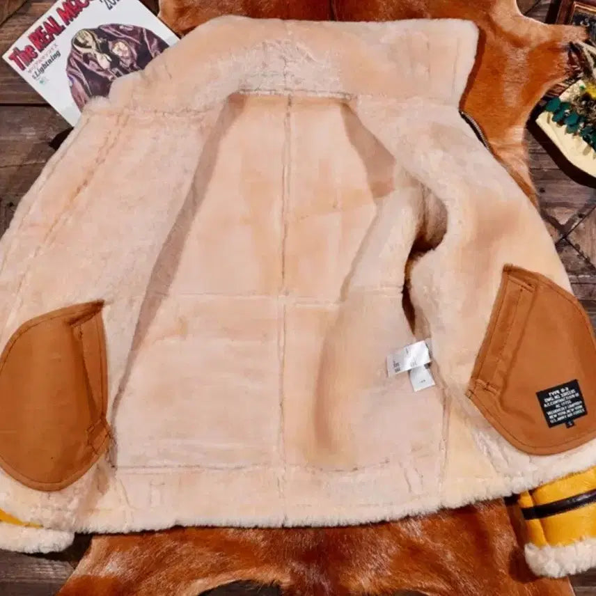 [BUNJANG] Real Leather Shearling Jacket / 리얼무스탕