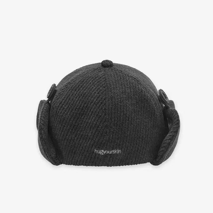 [BUNJANG] Hug Your Skin Trooper Flap Button Cap Charcoal / 허그유어스킨 트루퍼 플랩 버튼 캡 챠콜
