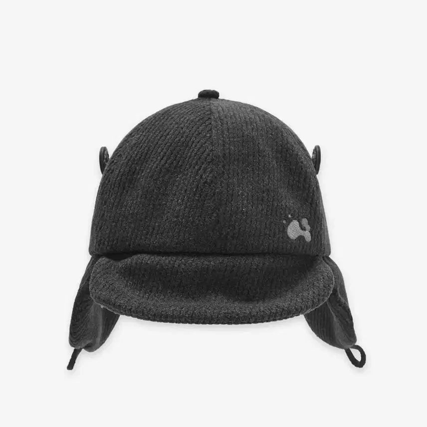 [BUNJANG] Hug Your Skin Trooper Flap Button Cap Charcoal / 허그유어스킨 트루퍼 플랩 버튼 캡 챠콜