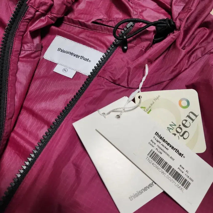 [BUNJANG] Thisisneverthat T-light Jacket Plum XL / (XL) 디스이즈네버댓 T-light 자켓 플럼