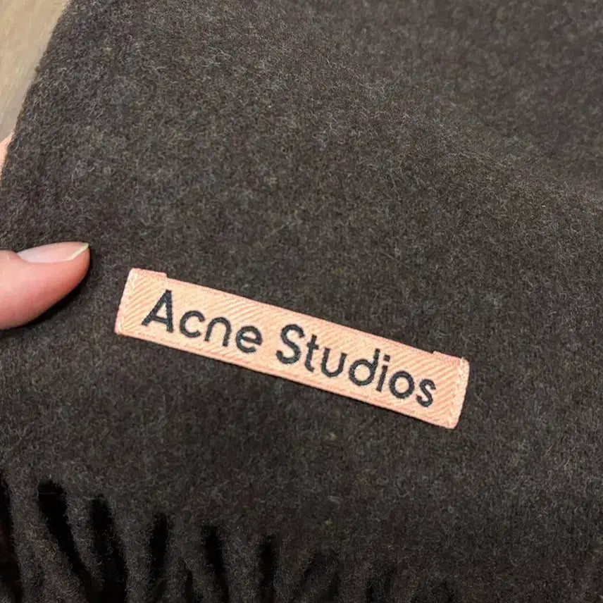 [BUNJANG] Acne Studios Skinny Brown Melange Scarf / 아크네스튜디오 머플러 목도리 스키니 브라운 멜란지