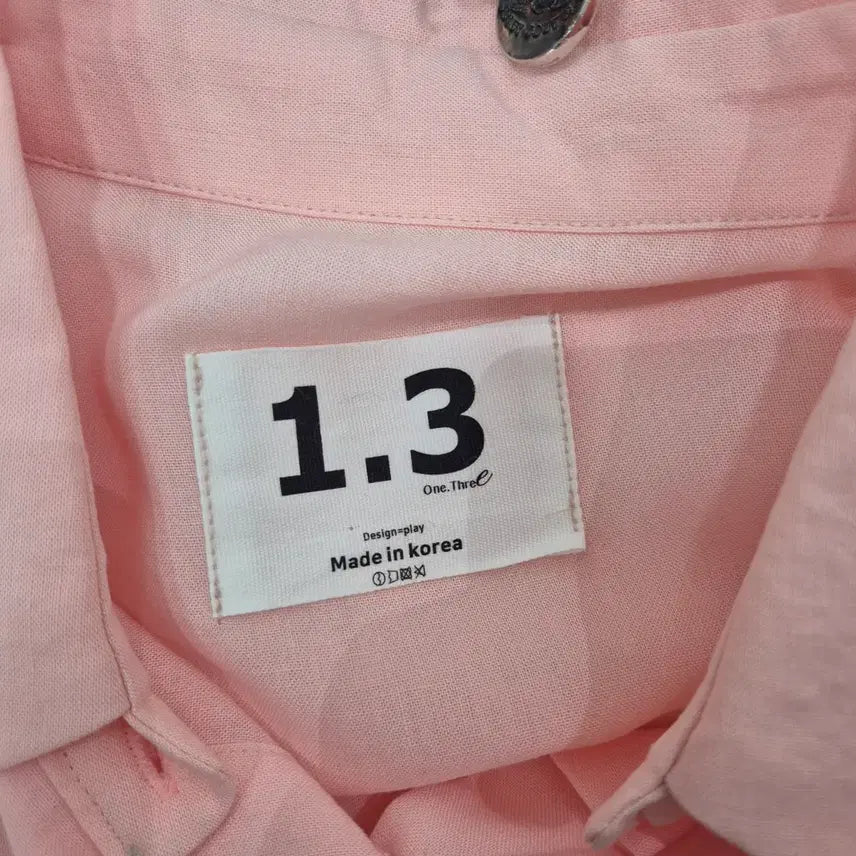[BUNJANG] Pink Long Sleeve Shirt and Shorts Set / 핑크색 긴팔 셔츠 반바지 세트
