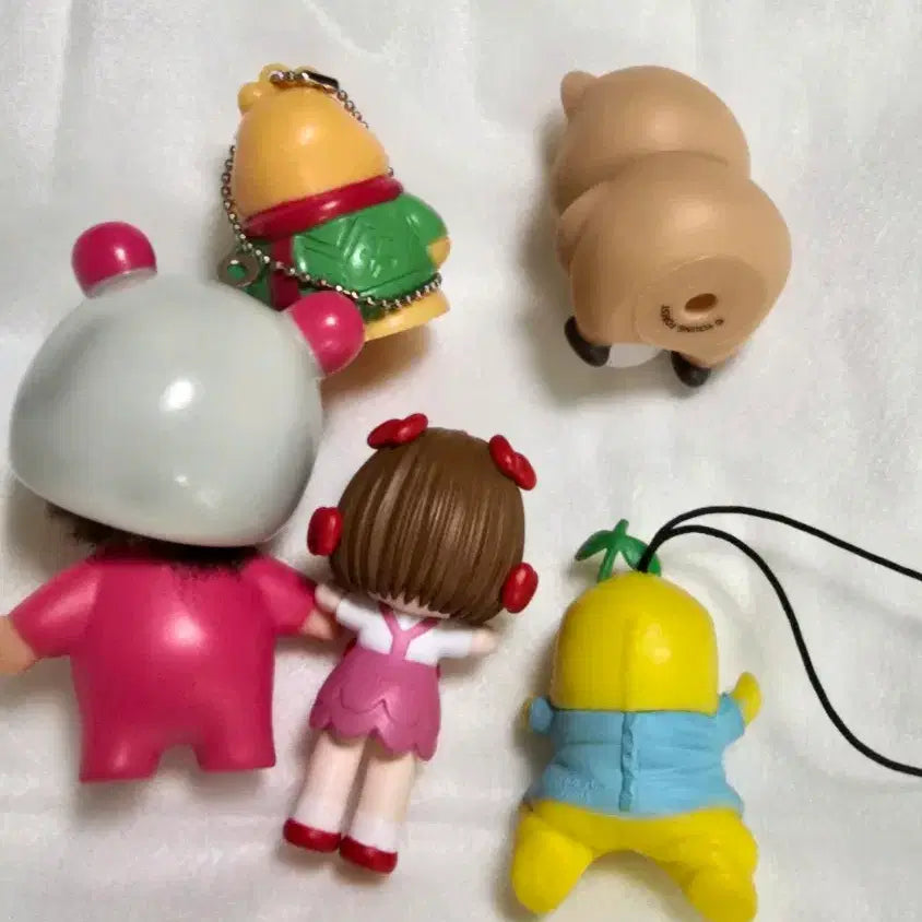 [BUNJANG] Gozan Monchouchou Figure Bundle Set / 고잔몬치치 키링피규어  피규어5개  일괄