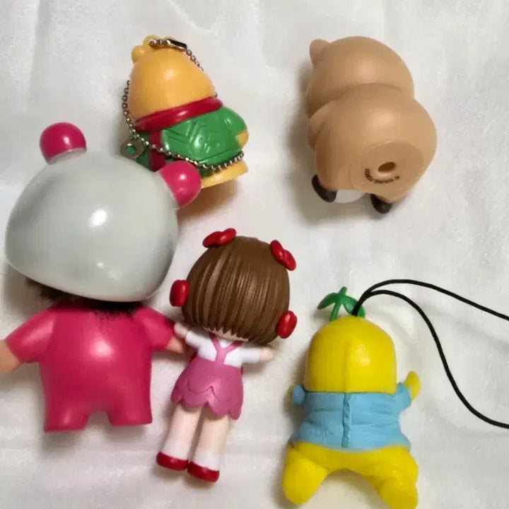 [BUNJANG] Gozan Monchouchou Figure Bundle Set / 고잔몬치치 키링피규어  피규어5개  일괄