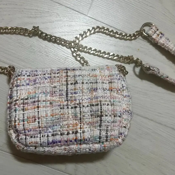 [BUNJANG] Tweed Shoulder Bag Chain Bag / 트위드 숄더백 체인백 가방