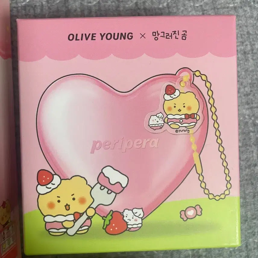 [BUNJANG] Peripera Mang Gomi Collaboration Bundle / 페리페라 망곰이 섀도우+틴트+키링