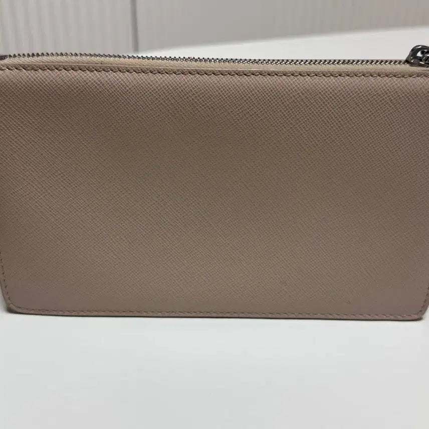 [BUNJANG] Prada Saffiano Leather Mini Bag / 프라다 삼각로고 사피아노 레더 미니백 핑크