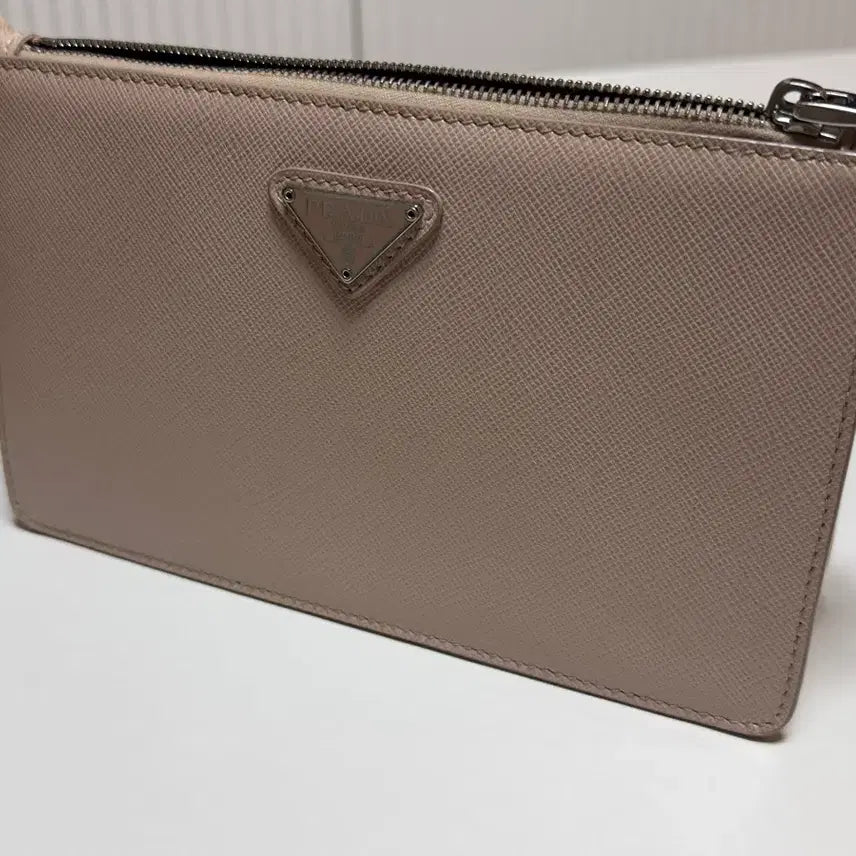 [BUNJANG] Prada Saffiano Leather Mini Bag / 프라다 삼각로고 사피아노 레더 미니백 핑크