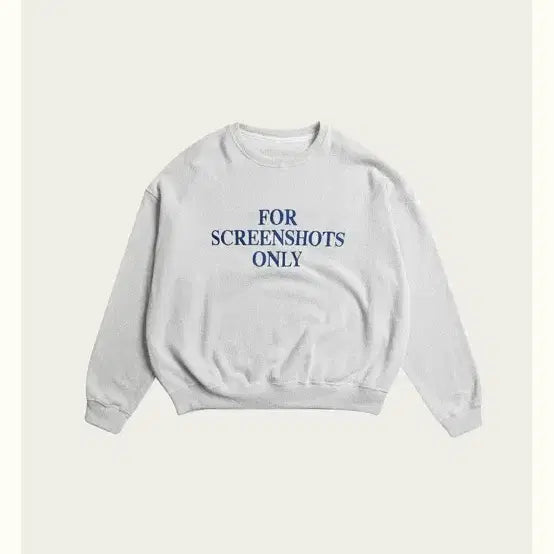 [BUNJANG] Ribbon Light Gray Sweatshirt / 리본빛 그레이 맨투맨