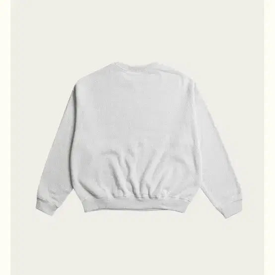 [BUNJANG] Ribbon Light Gray Sweatshirt / 리본빛 그레이 맨투맨
