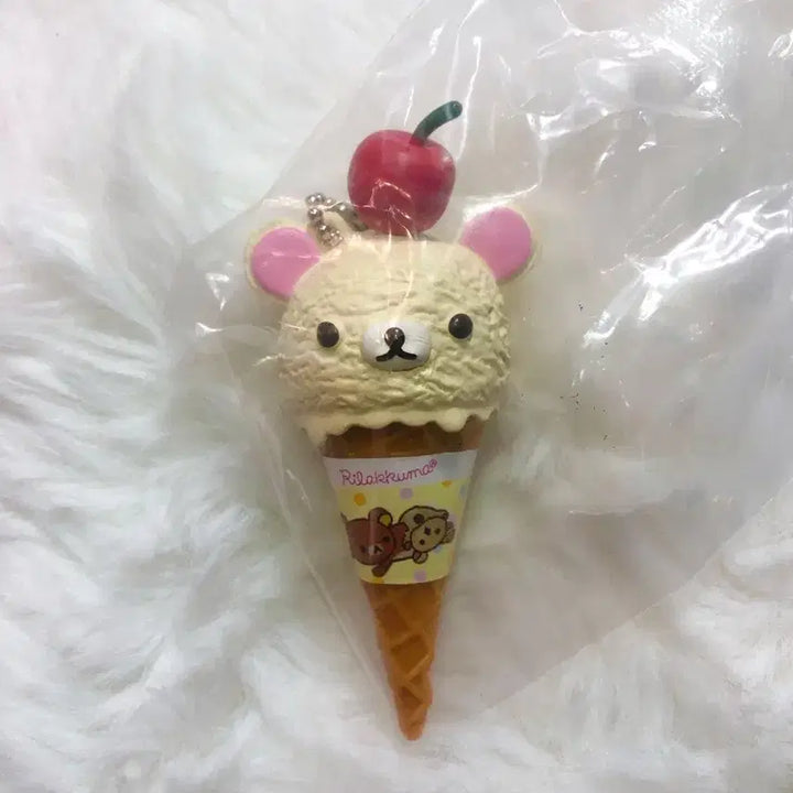 [BUNJANG] San-X Rilakkuma Ice Cream Keychain / 산엑스 아이스크림 키링 ( 볼펜X)
