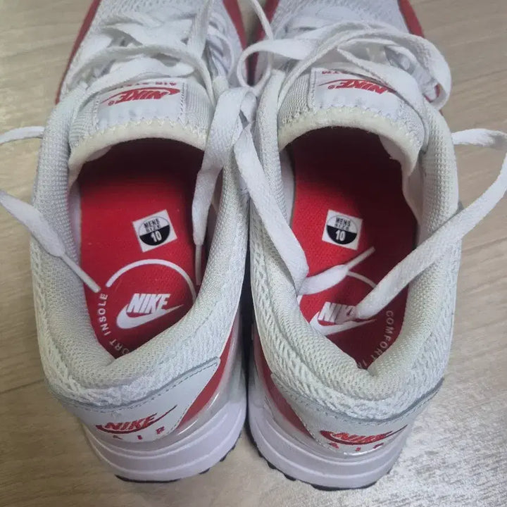 [BUNJANG] Nike Air Max DM9537 Running Shoes / 나이키 에어맥스 DM9537 화이트/레드 러닝화