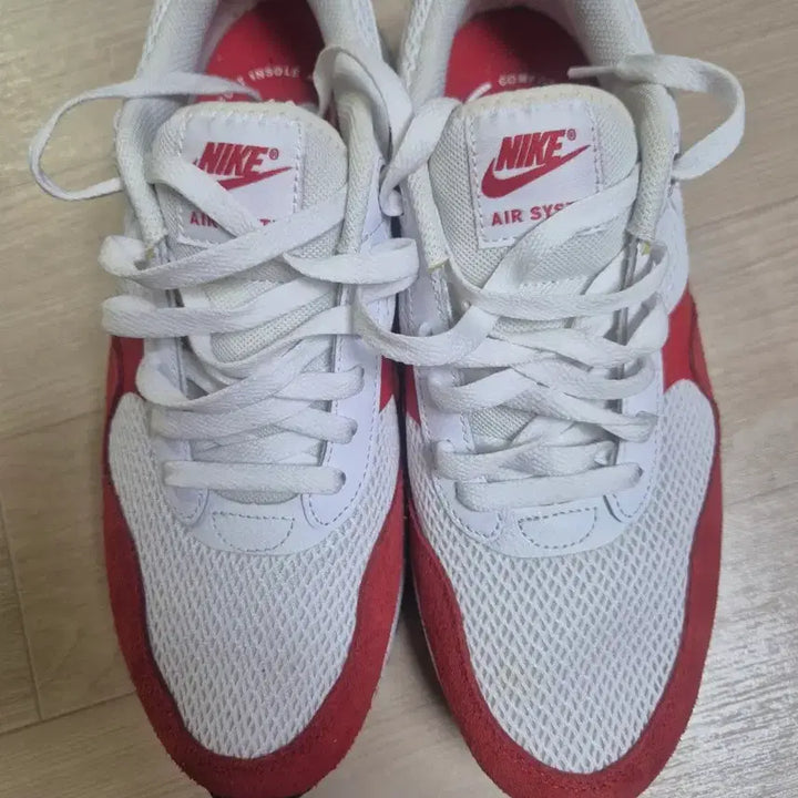 [BUNJANG] Nike Air Max DM9537 Running Shoes / 나이키 에어맥스 DM9537 화이트/레드 러닝화