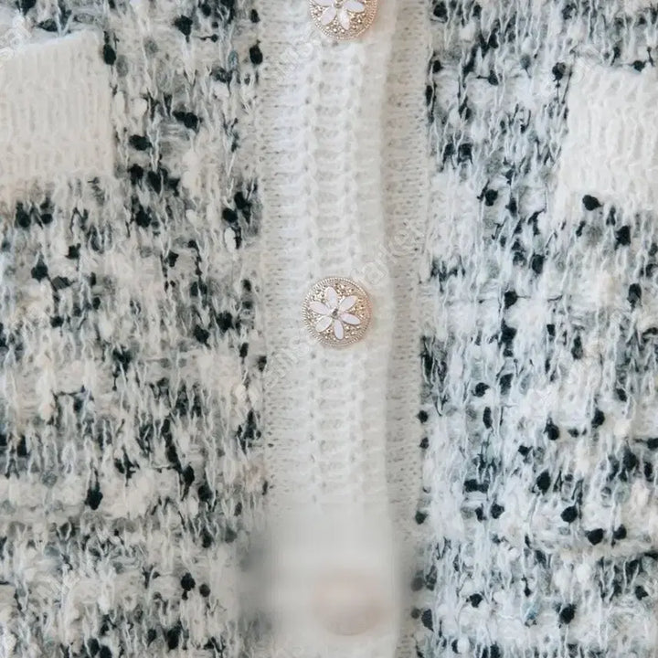 [BUNJANG] Pocket Tweed Cardigan / 포켓 가디건