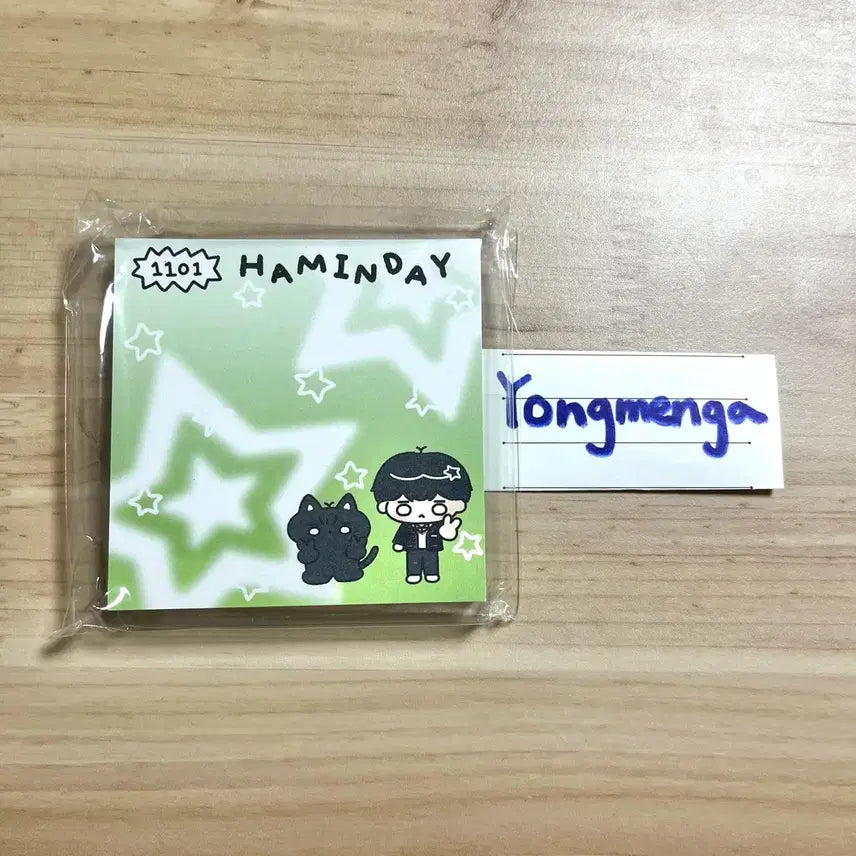 [BUNJANG] PLAVE Hamin Cafe Lucky Draw Unofficial Merchandise Sticky Notes / 플레이브 하민 생카 럭드 비공굿 떡메 원가 이하 양도